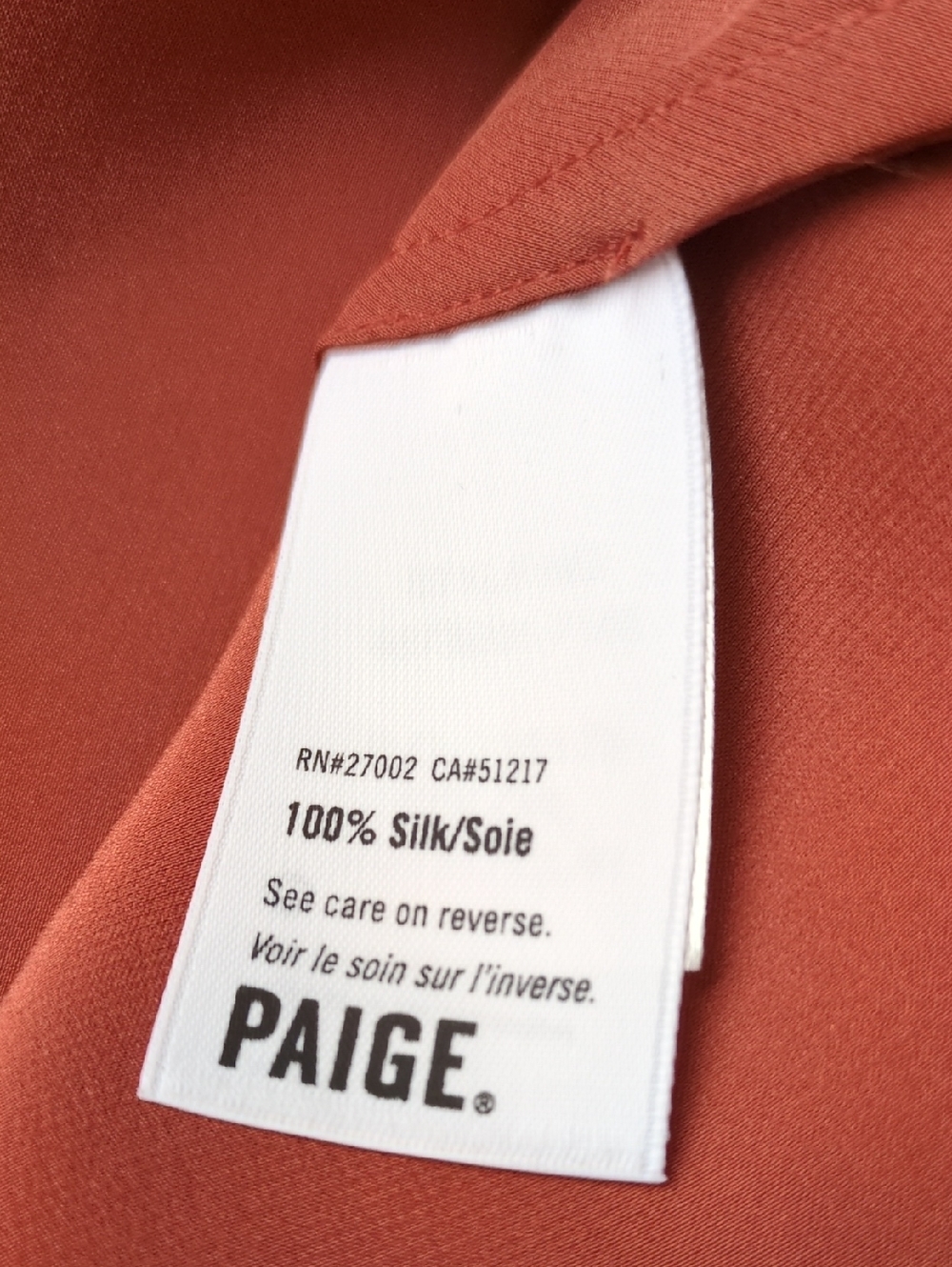 Paige Cicely Cami In Muted Clay Size XS - Picture 8 of 9